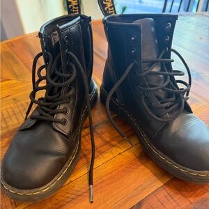 NWOT Dr. Martens Black Leather Boots